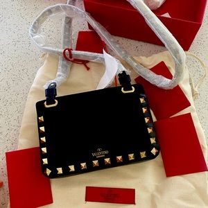 Valentino Rockstud Leather shoulder bag